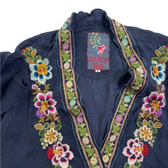 Johnny Was Long Sleeve Embroidered Dress - Picture 2 of 5